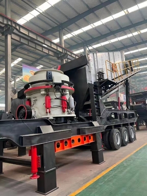 100tph 岩石採掘用 歯磨き機 鉄金鉱石 出力量 10-500mm 多機能