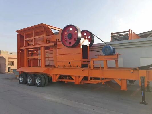 80-200tph 容量 石灰岩 ポータブル PE750*1060 石窟と鉱山のためのマウスクラッシャー