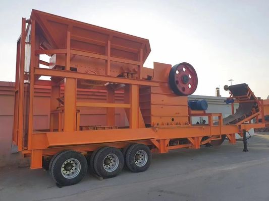 80-200tph 容量 石灰岩 ポータブル PE750*1060 石窟と鉱山のためのマウスクラッシャー