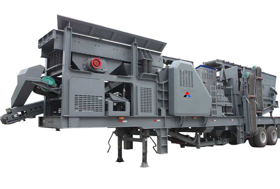 YG938E69 移動式マウスクラッシャー プラント グラニット石灰岩砂石 生産能力 70-150tph