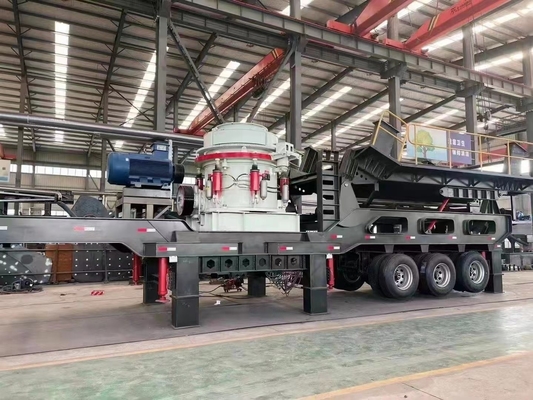 YG938E69 移動式マウスクラッシャー プラント グラニット石灰岩砂石 生産能力 70-150tph