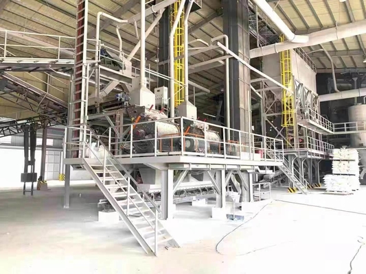 設備技術指導下 鉄 灰 鉱物 ハンマー ミル ミカ 磨き 工場