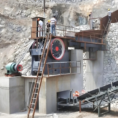完全な岩石粉砕機 石の口腔粉砕機 KE200 スクリーニングラインのカスタマイズ