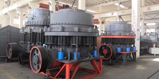 5-800tph 容量 Pyb シリーズ スプリングコーンクラッシャー 鉱山機械の出口 サイズ 3-60mm